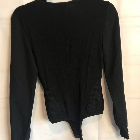 - Bebe black bodysuit with mesh - Picture 4 of 7